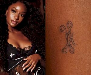 Ayra Starrs New Scissor on Scissor Tattoo Sparks Sexuality Debates Online