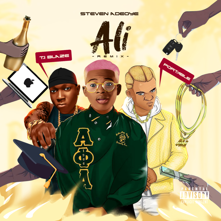 Steven Adeoye – Ali (Remix) Ft. T.I Blaze & Portable